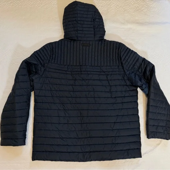 Pajar Puffer Jacket Mens XL Navy Lightweight Packable Hooded Windproof - Picture 3 of 8